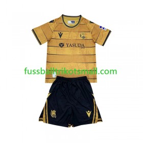 Fußballtrikots Real Sociedad Kinder 2024-2025 Kurzarm Auswärts-trikot kaufen